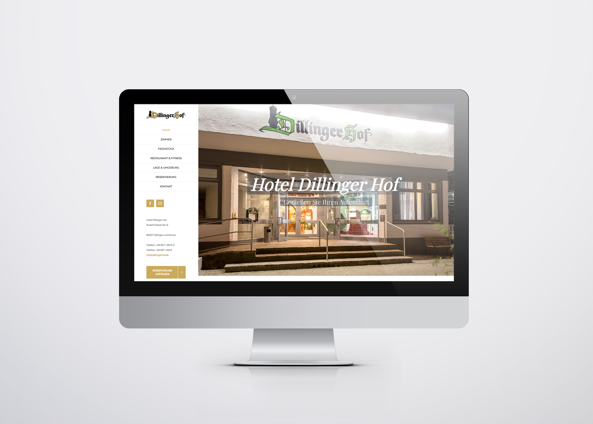 Webseite Dillinger Hof