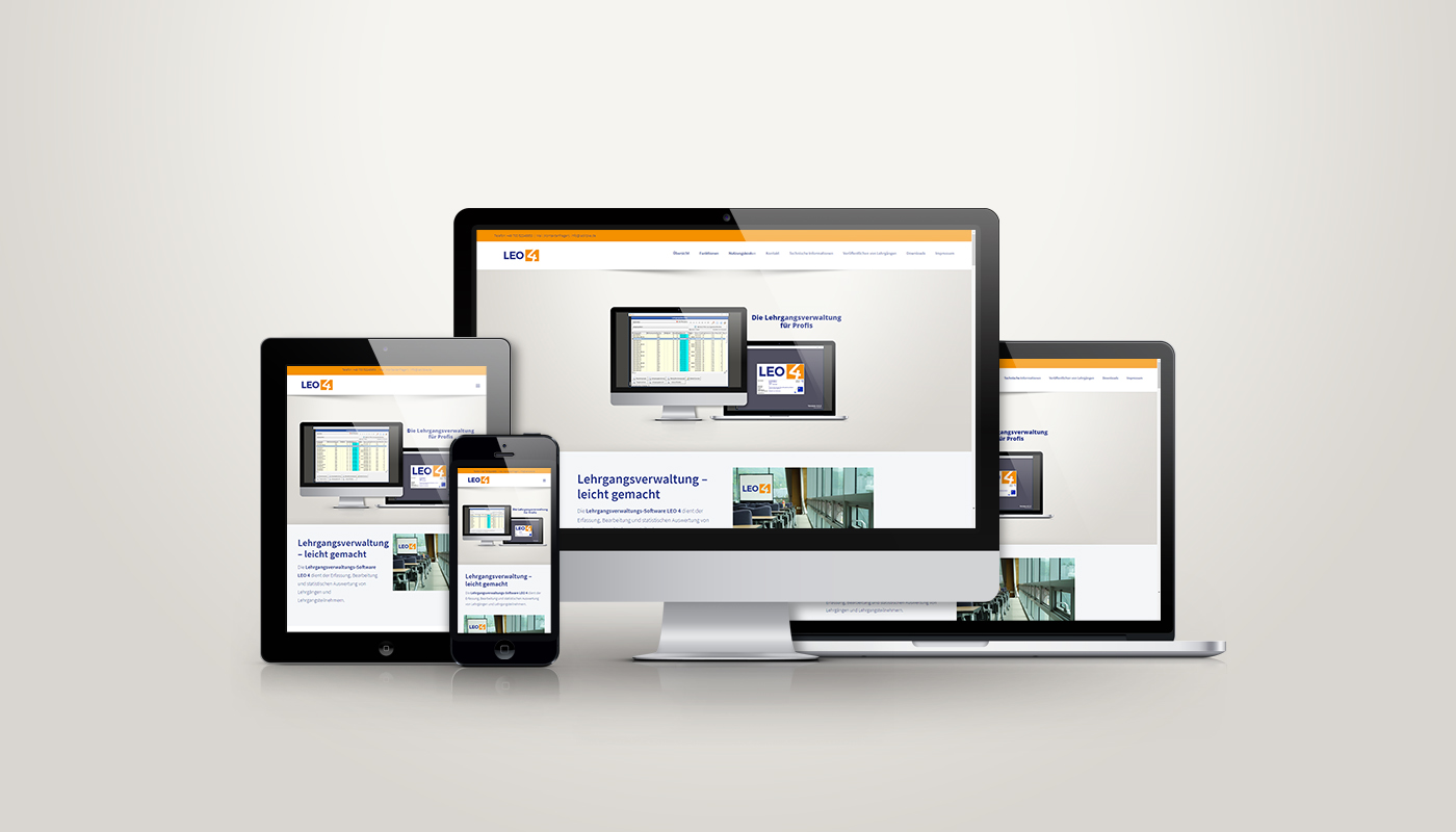 Webseite LEO4