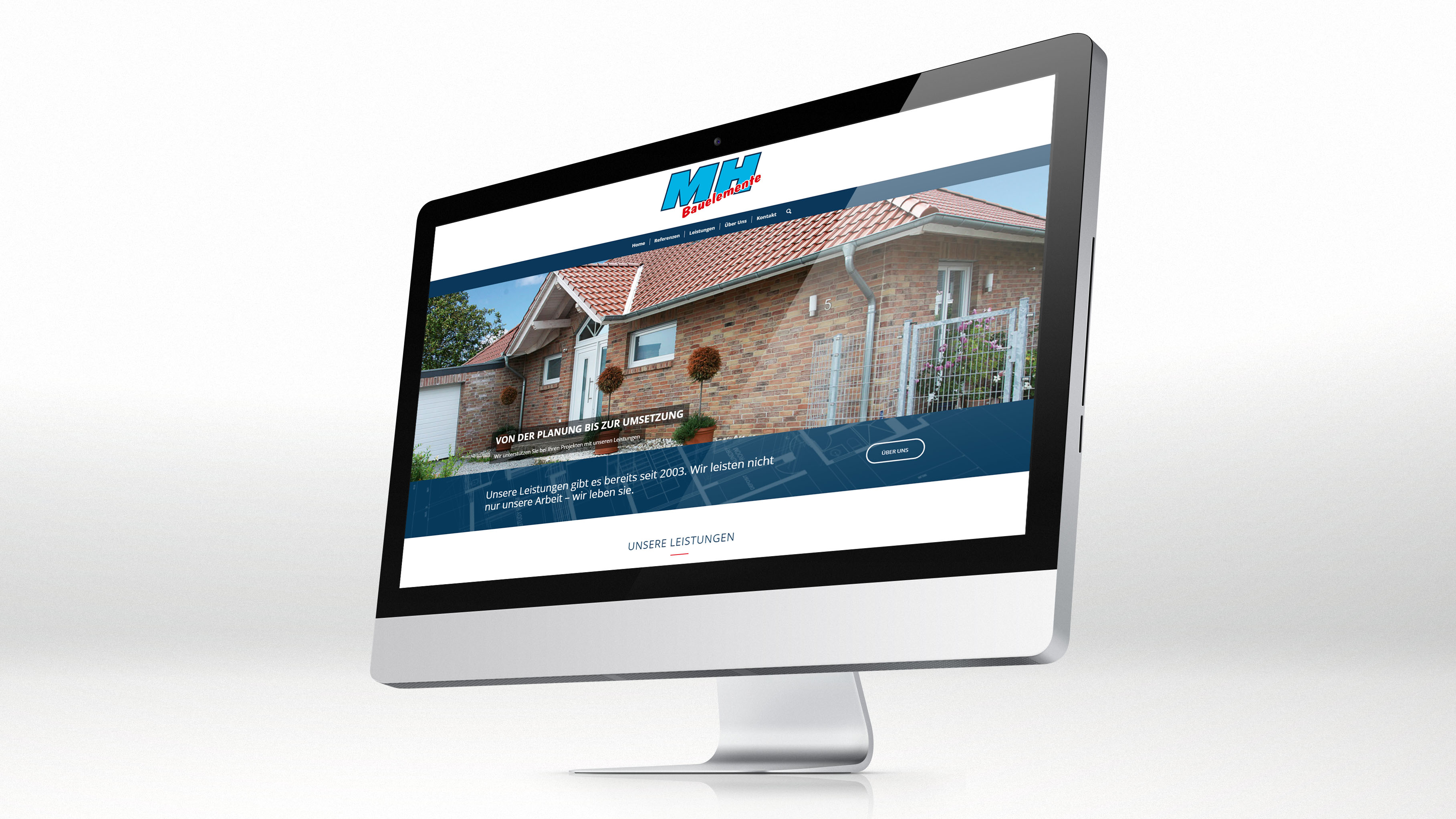 Webseite MH Bauelemente